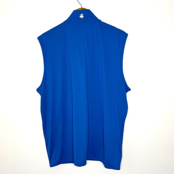 Brooks Brothers 1/4 zip sleeveless golf pullover vest - Picture 2 of 11